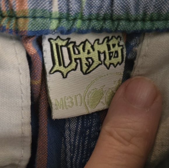 Chams Plaid Multicolor Boys Long Board Shorts Sz3t - Picture 4 of 7